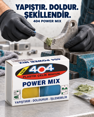 404 Power Mix ile hassas braket onarımı