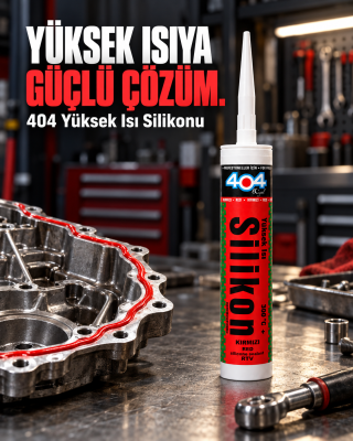 Atölyede 404 Yüksek Isı Silikonu